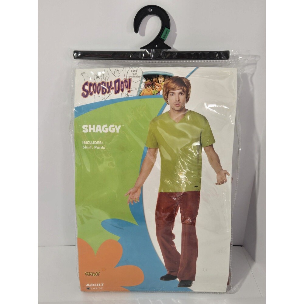 Spirit Halloween Scooby-Doo Shaggy Adult Large Costume Shirt Pants WB